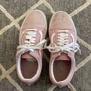 Women’s 8 1/2 pink vans.